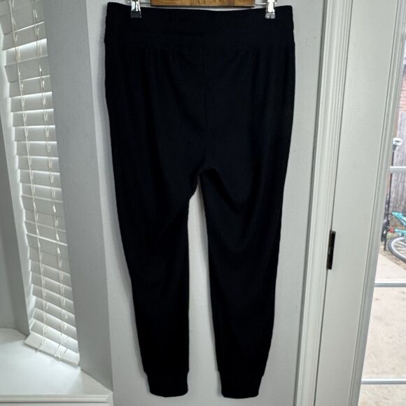 Freely black Ribbed joggers with pockets‎ Drawstring women L - Picture 2 of 9